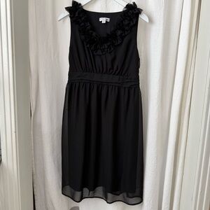 Liz Lange Ruffled Neck Party Dress sz XS
